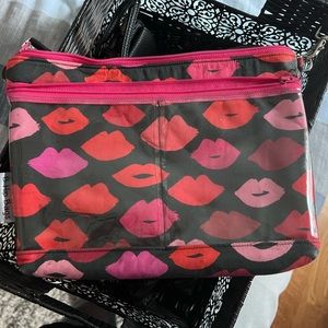 Lip print Business Bag